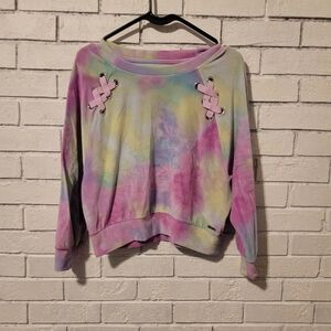 Collection X lineJustice Girls Tie Dye Sweatshirt​Size: Girls 12